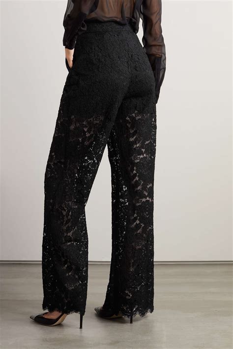 dolce gabbana lace pants